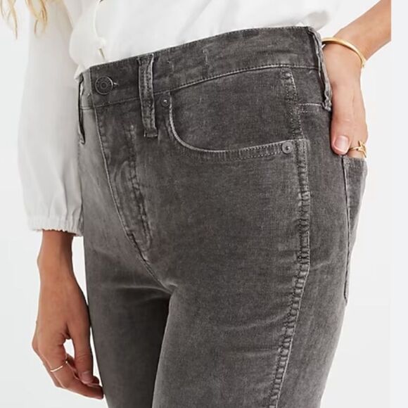 Madewell 10 inch high rise skinny corduroy jeans - Picture 9 of 13